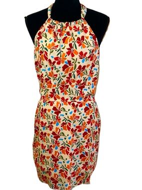 Mi Ami by Francesca NWT Floral Halter Sundress Size Large